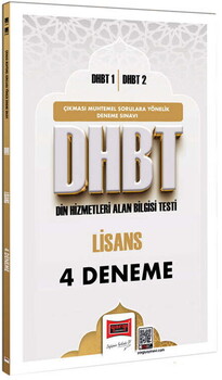 Yargı Yayınları DHBT 1-DHBT 2 Lisans 4 Deneme Sınavı