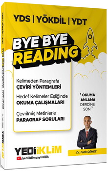 Yediiklim Yayınları YDS YÖKDİL YDT BYE BYE READING