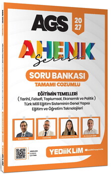  Yediiklim 2027 AGS Ahenk Serisi Eğitimin Temelleri Video Ders Notu ve Soru Bankası Seti