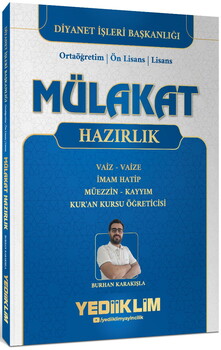 Yediiklim Yayınları Ortaöğretim-Ön Lisans-Lisans Diyanet İşleri Mülakat Hazırlık