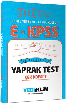  Yediiklim 2026 EKPSS GK-GY Tüm Dersler Konu-Soru-Deneme ve Yaprak Test Seti 4 Kitap