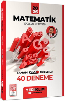  Yediiklim 2026 MEB AGS Ahenk Serisi Matematik Sayısal 40 Deneme ve KPSS Atölye Serisi Matematik 30 Deneme Seti