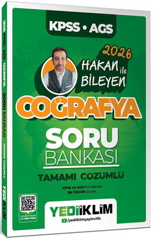  Yediiklim 2026 KPSS AGS Coğrafya Konu-Soru ve Haritalarla Türkiye Coğrafyası Seti 3 Kitap Hakan Bileyen