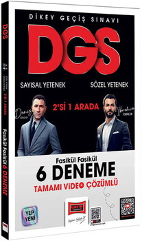 Yargı 2026 DGS Sayısal Yetenek Sözel Yetenek Fasikül Fasikül Tamamı Video Çözümlü 6 Deneme