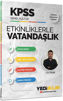 Yediiklim Yayınları KPSS Genel Kültür Etkinliklerle Vatandaşlık