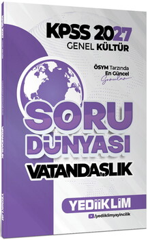 Yediiklim Yayınları 2027 KPSS Genel Kültür Vatandaşlık Soru Dünyası