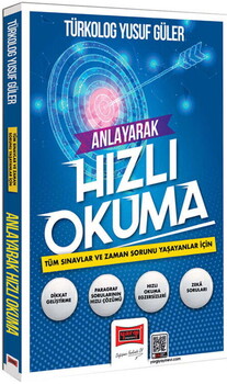 Yargı Yayınları Tüm Sınavlar ve Zaman Sorunu Yaşayanlar İçin Anlayarak Hızlı Okuma