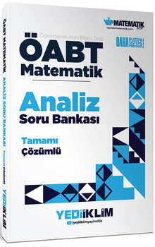 Yediiklim ÖABT Matematik Öğretmenliği Analiz Tamamı Çözümlü Soru Bankası