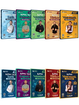 Yediiklim 2027 KPSS Atölye Serisi GY-GK Video Ders Notları ve Soru Bankası Full Set 10 Kitap
