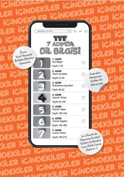  Yediiklim TYT Yedi Adımda Temelden Zirveye Dil Bilgisi Video Konu Anlatımlı Video Çözümlü Soru Bankası