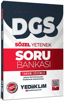 Yediiklim Yayınları 2026 DGS Prestij Serisi Sözel Yetenek Tamamı Çözümlü Soru Bankası