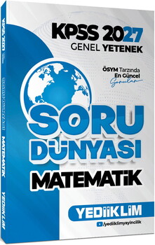  Yediiklim Yayınları 2027 KPSS Genel Yetenek Soru Dünyası 2 li Set