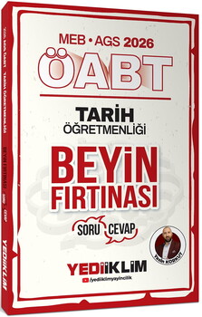Yediiklim 2026 MEB AGS ÖABT Tarih Öğretmenliği Beyin Fırtınası Soru Cevap