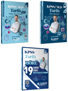 Yediiklim Yayınları 2026 KPSS Atölye Serisi Tarih Konu+Soru ve Deneme Seti