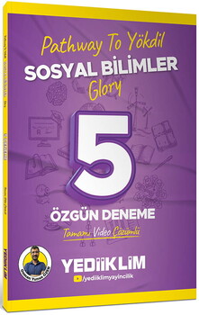 Yediiklim Yayınları Pathway To Yökdil Sosyal Bilimler Glory Tamamı Video Çözümlü 5 Özgün Deneme