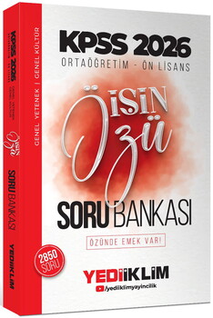  Yediiklim 2026 KPSS Ortaöğretim Ön Lisans İŞİN ÖZÜ Konu Anlatımı ve Soru Bankası 2 li Set