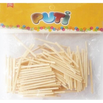 Puti Ahşap Kibrit Çöpü Natural 200 lü