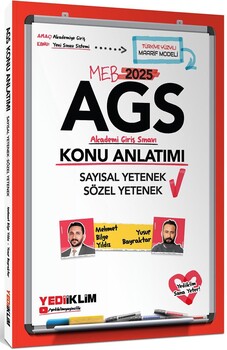  Yediiklim 2025 MEB AGS Sayısal Sözel Yetenek Konu Soru Seti