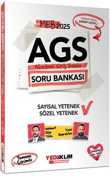  Yediiklim 2025 MEB AGS Sayısal Sözel Yetenek Konu Soru Seti