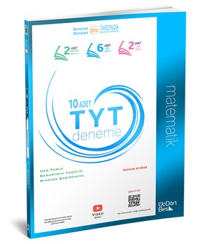 ÜçDörtBeş Yayınları TYT Matematik 10 lu Deneme