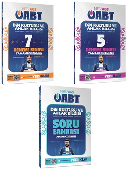 Yediiklim 2027 MEB AGS ÖABT Safir 5 Deneme+Yakut 7 Deneme+Soru Bankası Seti 3 Kitap