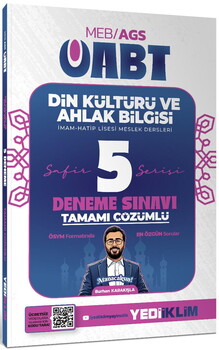  Yediiklim 2027 MEB AGS ÖABT Safir 5 Deneme+Yakut 7 Deneme+Soru Bankası Seti 3 Kitap
