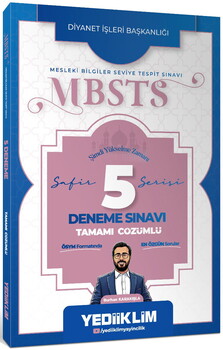 Yediiklim Yayınları 2027 MBSTS Safir Serisi Tamamı Çözümlü 5 Deneme Sınavı