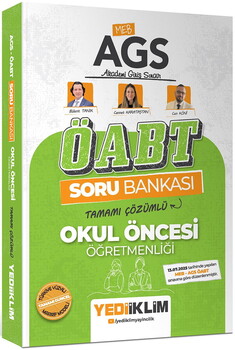Yediiklim 2026 MEB AGS ÖABT Okul Öncesi Öğretmenliği Tamamı Çözümlü Soru Bankası