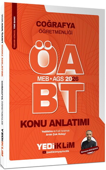 Yediiklim Yayınları 2026 MEB AGS ÖABT Coğrafya Öğretmenliği Konu Anlatımı