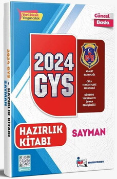 Memur Sınav 2024 GYS Adalet Bakanlığı Ceza Tevkifevleri Sayman Konu Anlatımlı Hazırlık Kitabı Görevde Yükselme