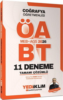  Yediiklim 2026 MEB AGS ÖABT Coğrafya Öğretmenliği Konu+Soru+Deneme Seti