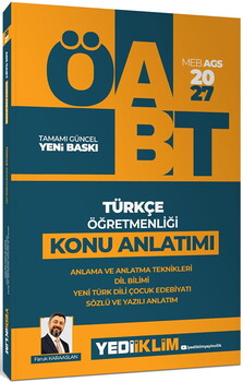 Yediiklim 2027 MEB AGS ÖABT Türkçe Öğretmenliği Anlama ve Anlatma Teknikleri Dil Bilim Y.Türk Dili Çocuk Edebiyatı Sözlü-Yazılı