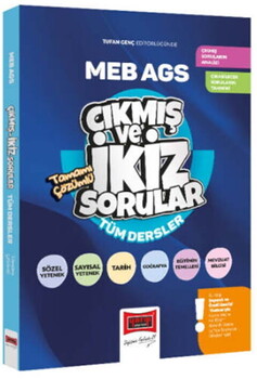 Yargı Yayınları MEB AGS Tüm Dersler Tamamı Çözümlü Çıkmış ve İkiz Sorular