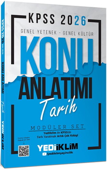 Yediiklim Yayınları 2026 KPSS Genel Yetenek Genel Kültür Konu Anlatımlı Modüler Set 5 Kitap