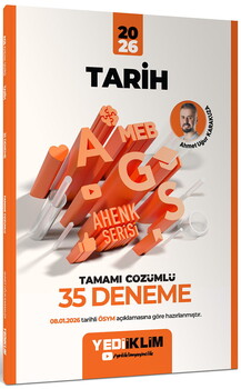 Yediiklim Yayınları 2026 MEB AGS Ahenk Tarih Tamamı Çözümlü 35 Deneme