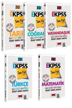 Yargı Yayınları 2026 EKPSS Tam Not Serisi Hem Konu Hem Soru Tüm Dersler Seti
