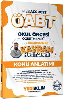 Yediiklim 2027 MEB AGS ÖABT Kavram Haritaları ile Okul Öncesi Öğretmenliği Konu Anlatımı Hasan Sanlı