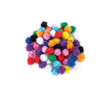 Puti Pom Pom 20 mm Metalik 4483