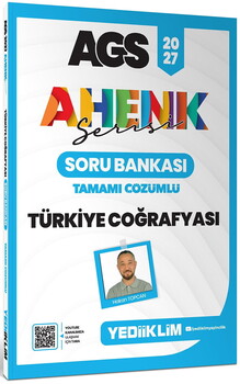  Yediiklim 2027 MEB AGS Ahenk Serisi Türkiye Coğrafyası Tamamı Çözümlü Soru Bankası