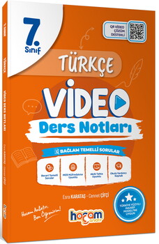 Hocam Anlatır 7. Sınıf Türkçe Video Ders Notları Maarif Model