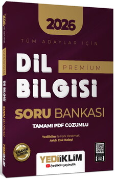 Yediiklim 2026 Tüm Adaylar İçin Dil Bilgisi Premium Serisi Tamamı PDF Çözümlü Soru Bankası