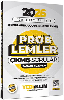  Yediiklim 2026 Tüm Adaylar İçin Paragraf-Problemler-Sayısal-Sözel Mantık Çıkmış Sorular Seti 4 Kitap
