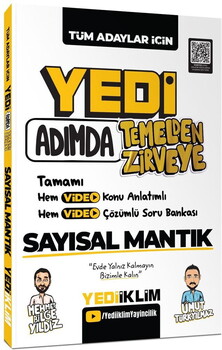  Yediiklim 2026 Tüm Adaylar İçin Sayısal-Sözel Mantık Sorular Seti 4 Kitap