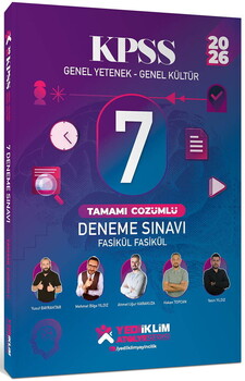  Yediiklim 2026 KPSS Ortaöğretim Ön Lisans Net Arttıran Deneme Seti