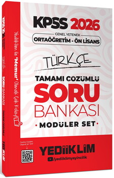  Yediiklim 2026 KPSS Ortaöğretim Ön Lisans Genel Yetenek Genel Kültür Tamamı Çözümlü Modüler Soru Bankası Seti