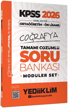  Yediiklim 2026 KPSS Ortaöğretim Ön Lisans Genel Yetenek Genel Kültür Tamamı Çözümlü Modüler Soru Bankası Seti