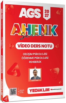 Yediiklim 2027 AGS Ahenk Serisi Gelişim Psikolojisi Öğrenme Psikolojisi Rehberlik Video Ders Notu