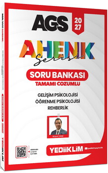 Yediiklim 2027 AGS Ahenk Serisi Gelişim Psikolojisi Öğrenme Psikolojisi ve Rehberlik Tamamı Çözümlü Soru Bankası