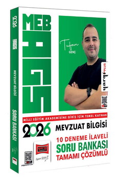Yargı 2026 MEB AGS Mevzuat Bilgisi 10 Deneme İlaveli Tamamı Çözümlü Soru Bankası