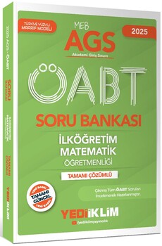  Yediiklim 2025 MEB AGS ÖABT İlköğretim Matematik Öğretmenliği Konu Soru Seti